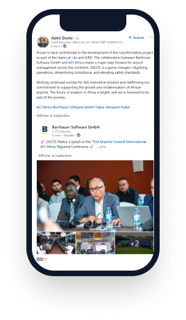 SACOS presented at ACI Africa Regional Conference - Airport certification software